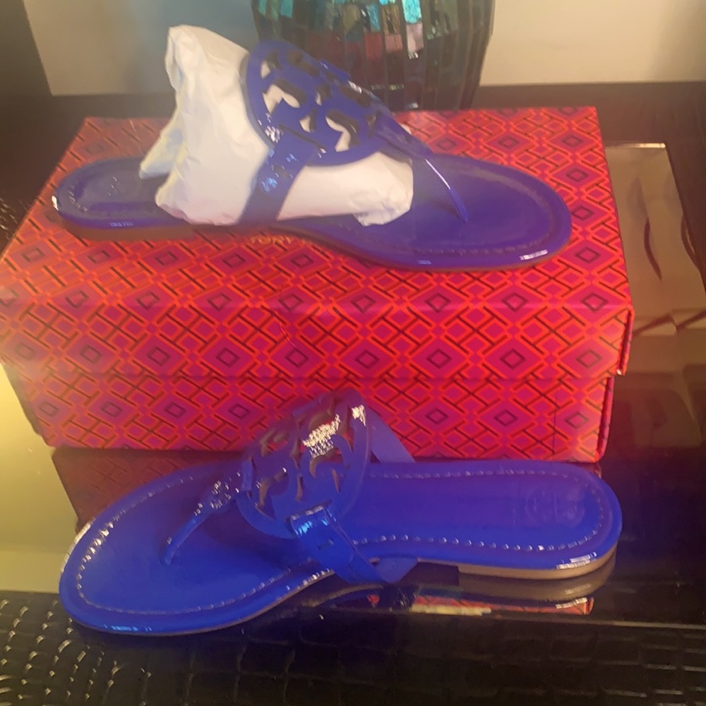 Tory Burch Miller Flip Flop Nautical Blue